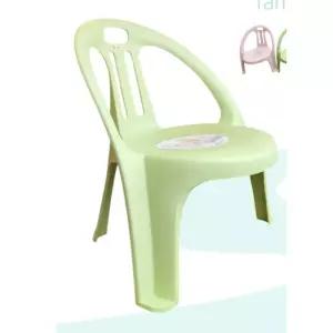 어린이집 파스텔 겹쳐지는 플라스틱 등받이 패밀리의자 그린 유아스툴 내구성 가벼운