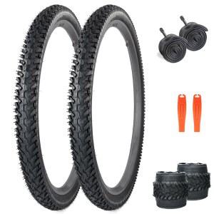 26인치 산악 자전거 타이어 26x2.125 57-559 접이식 마모 방지 부틸 고무 고밀도 타이어로 MTB 오프로드 및 트레일 라이딩을 지원합니다