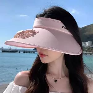 여성 여름 선풍기 모자 썬바이저 여름모자 미니선풍기