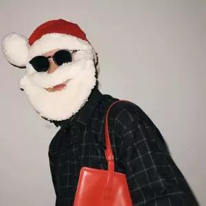귀여운 크리스마스 산타모자 선물 소품 용품 파티 모자 털 수염