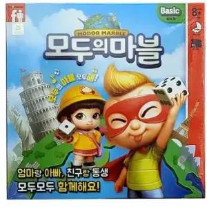 세계일주 세트 모두의마블 온가족 교구 교육용 보드게임 놀이 베이직