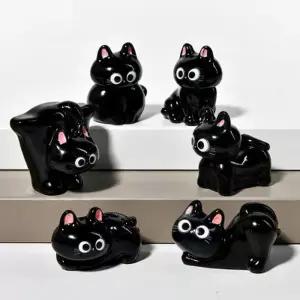 [텐바이텐]귀여운 검은고양이 피규어 6종세트