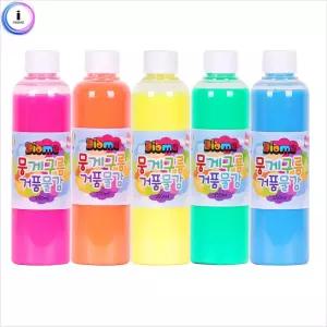 뭉게구름 거품물감 리필 250ml 5색 세트 Uoj4+6kWf