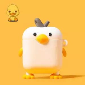 케이스 귀여운 실리콘 에어팟 분리형 오리 스탠드 JEU9+7MhR