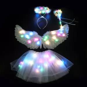 크리스마스코스튬 산타 옷 홈 망토 파티 천사 크리스마스 복 의상 헤일로