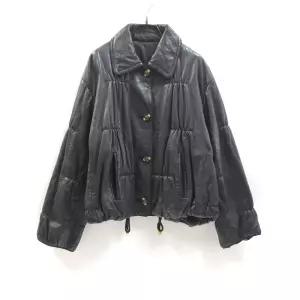 가다컴퍼니 ITALY 이태리 램스킨 셔링 누빔가죽자켓 가죽패딩자켓 C503