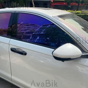 [호환품]퍼플 카멜레온 사이드 윈드스크린 솔라 틴트 셀프 접착 유리 스티커 70%VLT 햇빛 차단 필름 자동차