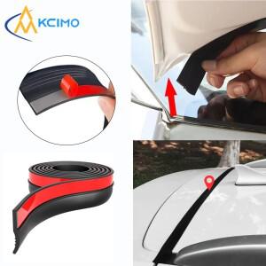 1.6M 자동차 트렁크 뚜껑 갭 씰 스트립 접착식 고무 웨더스트리핑 SUV 해치백용 방수 방진 엣지 프로텍터