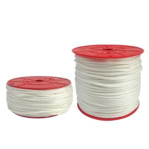 100M/롤 나일론 풀 스타터 리코일 엔진 스타트 코드 로프 잔디 깎는 기계 흰색 168 170 190F 3/3.5mm 4mm 5