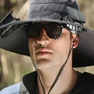 낚시 듀얼팬 농사 듀얼 등산 광충전 선풍기모자