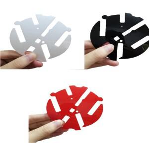 110mm 자동차 로고 백 플레이트는 폭스바겐 호환 골프 6/7/7.5폴로/파사트/T-ROC/아르테온/티구안/CC 11cm