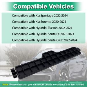 [호환품]1개 캐빈 에어 필터 커버 97129-P2000 현대 호환 투싼 산타페 크루즈 기아 호환 스포티지 쏘렌토 9
