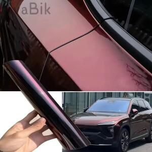 프리미엄 글로시 마데이라 레드 비닐 랩 카멜레온 블랙 참 자동차 랩핑 롤 필름 PET 에어 릴리즈 안티 스크