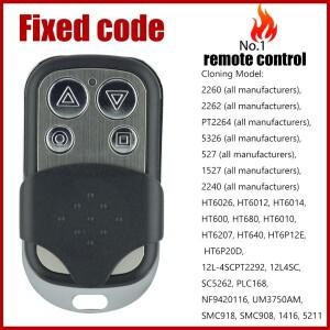 전기 가드레일 푸시 로드 및 차고 문과 호환되는 범용 433.92Mhz 4키 채널 리모컨