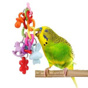 하이페티 버드 앵무새 발 장난감 씹기 스윙 바이트 장난감 플라스틱 앵무새 장난감 사랑하는 새를 위한 마카우 장난감, 잉어 카익스 선 잉꼬 앵무새 코카티엘 버지를 요리합니다