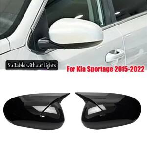 [호환품]Kia 호환 Sportage - 2x 자동차 스티커 백미러 사이드 커버 윙 캡 외부 케이스  액세서리 차량 장
