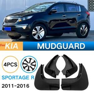 [호환품]전면 + 후면 자동차 머드 플랩 스플래시 가드 펜더 액세서리 Kia 호환 Sportage R 2011