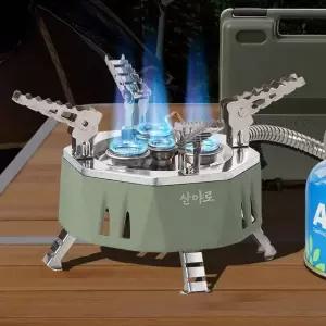 강염스토브 미니가스버너 야외용 휴대용 고화력 부탄 HZr3+3NfH