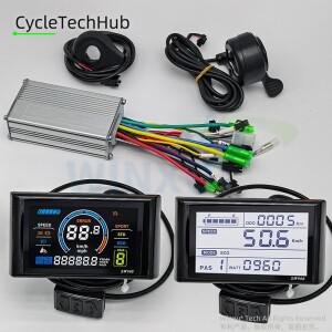 전기 자전거 250W 브러시리스 모터 컨트롤러 24V 36V 48V 범용 SW900 LCD 컬러 디스플레이 키트 자전거/스