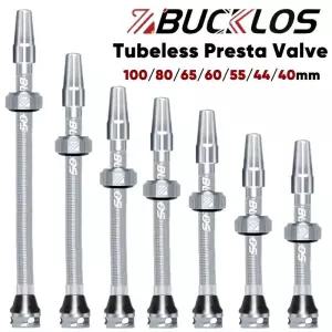 수도감압밸브 BUCKLOS 자전거 프레스타 튜브리스 밸브 도로 림 알루미늄 합금 FV 부품 40mm 44mm 2개