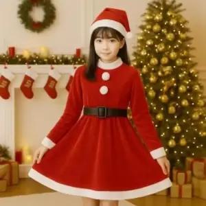 성인산타복장 행복가득산타원피스크리스마스유치원여자산타옷