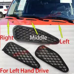 본넷덕트 Toyota FJ Cruiser 2007-2021 히터 덕트 홀 커버 에어 카울 그릴 트림용 LHD