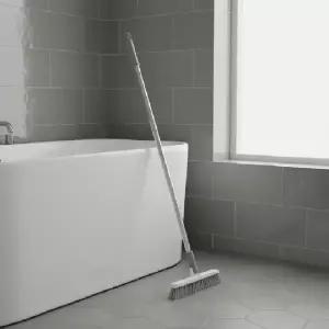 (옵션 초강력V컷바닥솔)V컷 타일 줄눈 청소솔 욕실 틈새 브러쉬 창틀 문틈 세척솔 85.5cm