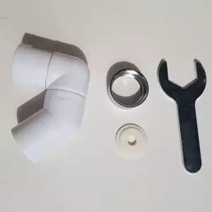 (색상 화이트)회전형 욕실 수전 수도꼭지 세탁실 워터탭 욕실수도 부품 화장실 샤워 세탁수도 교체 연장