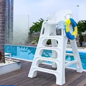 수영장 감시탑 풀장 관찰대 심판의자 해변 감시대 야외