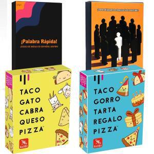 스페인어판 보드게임 타코 고양이 염소 치즈 피자 카드 게임 모자 케이크 선물 커플