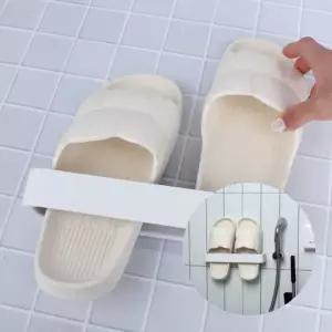 ( )무타공 욕실화 거치대 화이트 욕실화거치대 화장실실내화거치대 욕실슬리퍼거치대