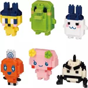 나노블록 - 타마고치 구색 1 전체 세트 6 미니나노 시리즈 빌딩 키트