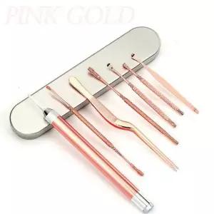 LED핑크골드 귀 관리세트 귀후비개 귀청소 이어클리너 귀이개 7종세트