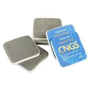 다이아몬드 핸드 폴리싱 패드, 세라믹 타일 유리 대리석 금속 그라인딩 샌딩 그릿 60 #,100 개