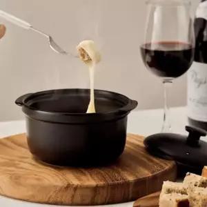 바겐슈타이거 세라믹 냄비 전자레인지 오븐 도자기 미니 매트블랙