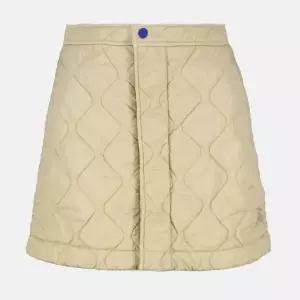 버버리 퀼팅 나일론 미니 스커트 베이지 8081126 75902232