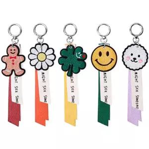 컬러 자수 와펜 키링 악세사리 AC20-052 nMx9+5ZJz