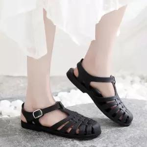 캐주얼 여성 여름 시원한 외출 나들이 젤리 샌들 슈즈 거실실내화 사무실슬리퍼여성