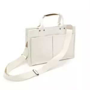 룩앳걸 2포켓 텀블러백 데일리 캔버스 숄더 에코백 데일리백 데일리에코백 텀블러백