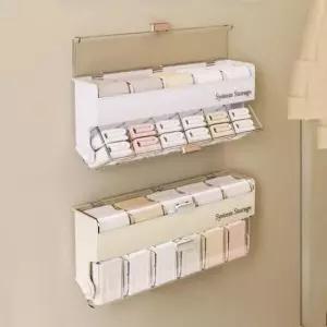 [생활] 수납함 벽걸이 정리함 다용도 칸막이 속옷 양말 소품 보관함