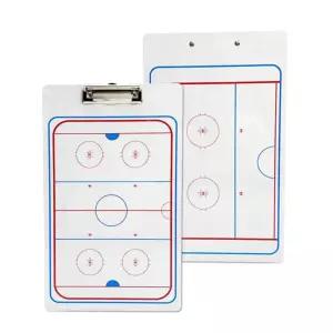 아이스하키 작전판 전술판 휴대용 코칭 경기 하얀색 감독