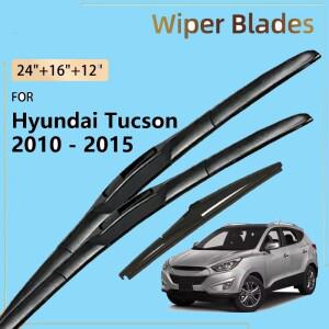 호환상품 Hyundai Tucson ix35 용 전면 후면 와이퍼 블레이드 2010 - 액세서리 앞 유리 창 브러쉬