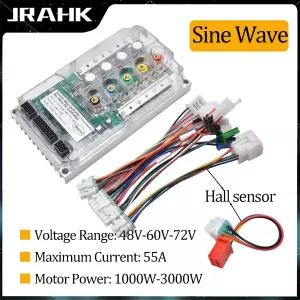 JRAHK 72V 3000W BLDC 컨트롤러 전기 바이크 오토바이 60v 2000W 전기 스쿠터 컨트롤러 48V 1000W 전자 자