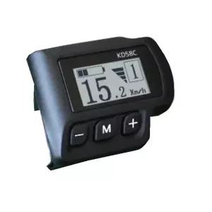 Ebike 디스플레이 스크린 자전거 속도 컨트롤러 패널 계량기 키 DISP KD58C 5 핀 UART CAN 전기 자전거 액
