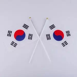 미니 소형 손 태극기 깃발 LMCF-0044