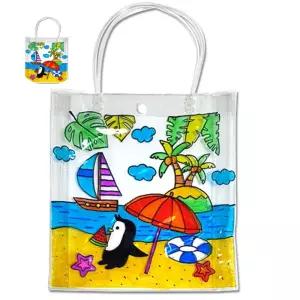 만들기대장 투명가방꾸며만들기-여름해변이야기 바다