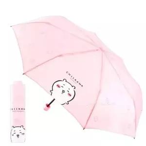 먼작귀 치이카와 스마일 55 3단 수동우산 핑크 아기