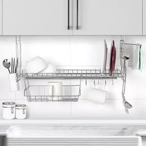 H-씽크선반 풀세트 600 주방수납정리 그릇거치대 선반