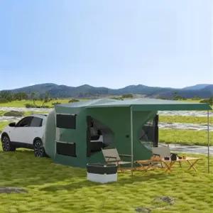 원터치 차박 도킹텐트 녹색 도킹 패키지 카텐트 꼬리 돔 카크닉 트렁크