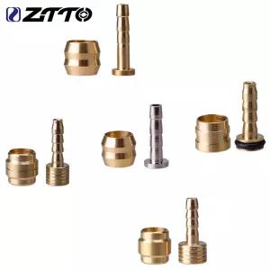ZTTO MTB 산악 자전거 유압 디스크 브레이크 오일 호스 커넥터 자전거 케이블 인서트 및 올리브 세트 부품